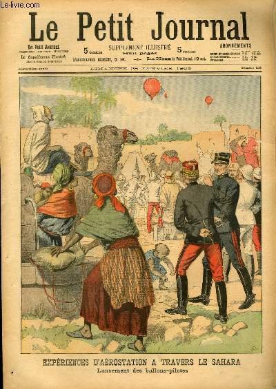 LE PETIT JOURNAL - supplément illustré numéro 636 - EXPERIENCES …
