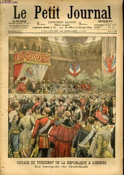 LE PETIT JOURNAL - supplément illustré numéro 660 - VOYAGE …