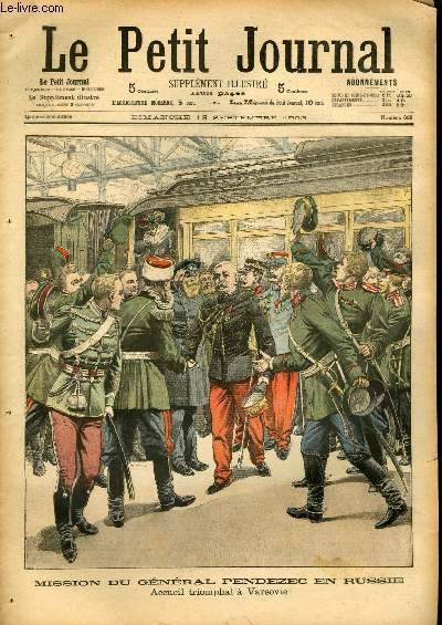 LE PETIT JOURNAL - supplément illustré numéro 669 - MISSION …