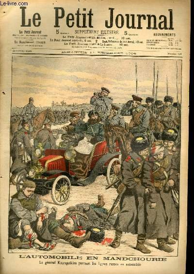 LE PETIT JOURNAL - supplément illustré numéro 734 - L'AUTOMOBILE …