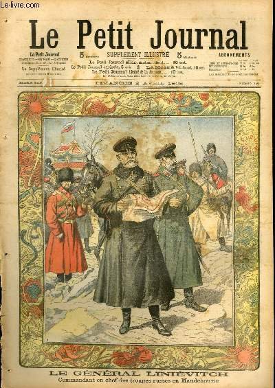 LE PETIT JOURNAL - supplément illustré numéro 750 - LE …