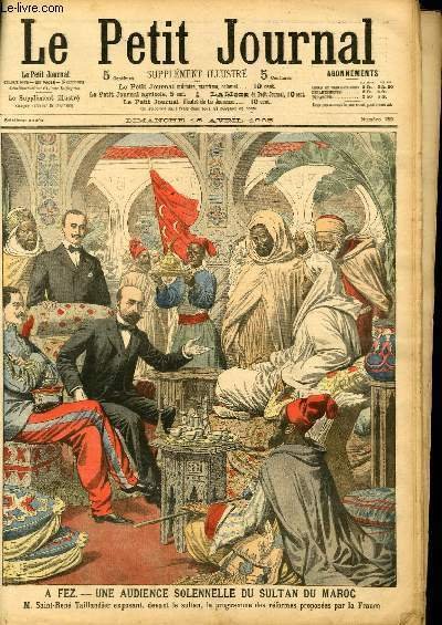 LE PETIT JOURNAL - supplément illustré numéro 752 - A …