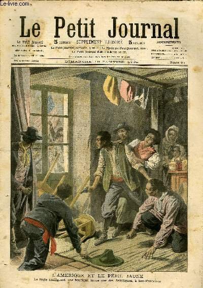 LE PETIT JOURNAL - supplément illustré numéro 896 - L'AMERIQUE …