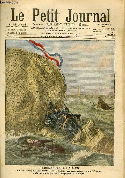 LE PETIT JOURNAL - supplément illustré numéro 961 - AERONAUTES …