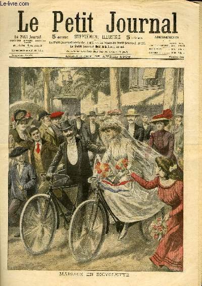LE PETIT JOURNAL - supplément illustré numéro 962 - MARIAGE …