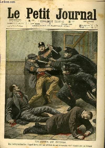 LE PETIT JOURNAL - supplément illustré numéro 1001 - RUE …