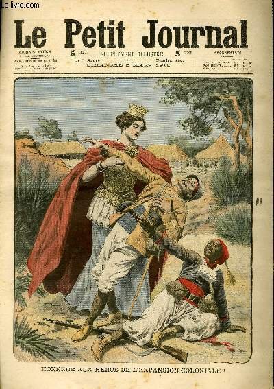 LE PETIT JOURNAL - supplément illustré numéro 1007 - HONNEUR …