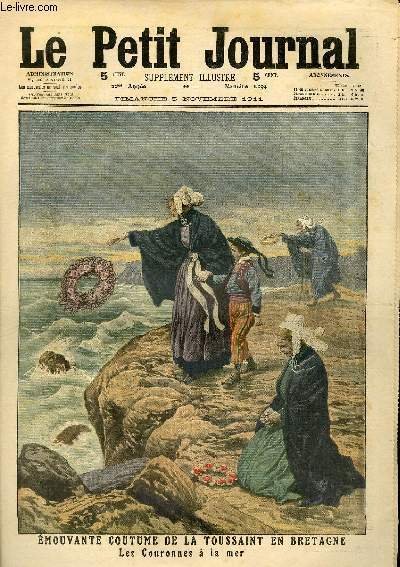 LE PETIT JOURNAL - supplément illustré numéro 1094 - EMOUVANTE …