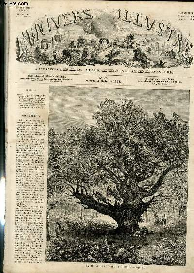 L'UNIVERS ILLUSTRE - PREMIERE ANNEE N° 22 - Un chêne …