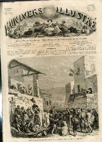 L'UNIVERS ILLUSTRE - DEUXIEME ANNEE N° 57 - Arrivée d'un …