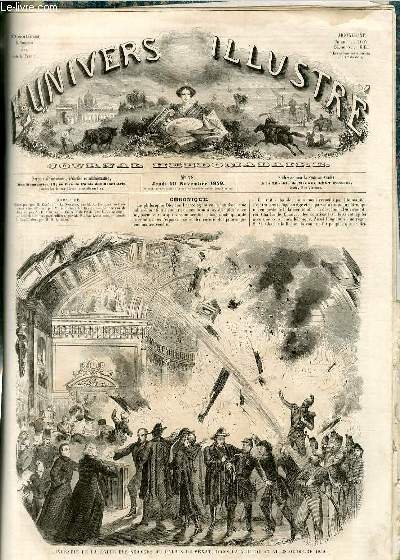 L'UNIVERS ILLUSTRE - DEUXIEME ANNEE N° 78 - Incendie de …