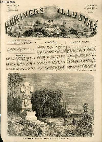 L'UNIVERS ILLUSTRE - QUATRIEME ANNEE N° 155 - Le tombeau …