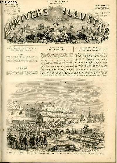 L'UNIVERS ILLUSTRE- NEUVIEME ANNEE N° 504 Ouverture du chemin de …