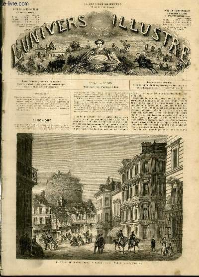 L'UNIVERS ILLUSTRE- NEUVIEME ANNEE N° 515 La tour de Jeanne …