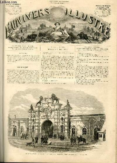 L'UNIVERS ILLUSTRE- NEUVIEME ANNEE N° 535 Fortifications d'Anvers