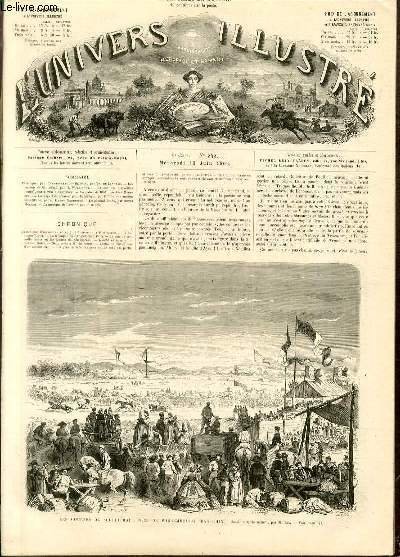 L'UNIVERS ILLUSTRE- NEUVIEME ANNEE N° 545 Les courses de Schleithal, …