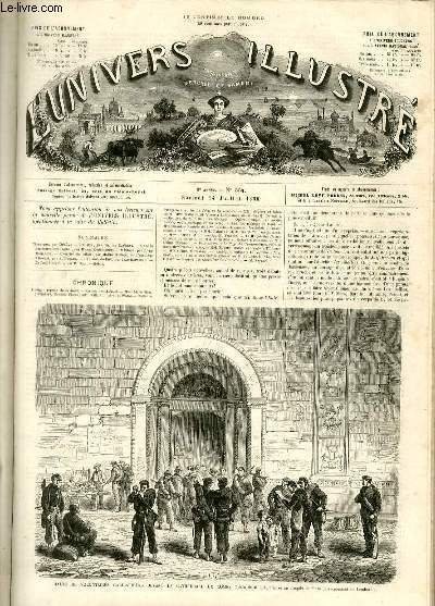 L'UNIVERS ILLUSTRE- NEUVIEME ANNEE N° 554 Halte de volontaires Garibaldiens …
