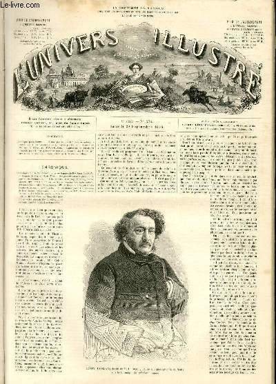 L'UNIVERS ILLUSTRE- NEUVIEME ANNEE N° 576 Léon Gozlan