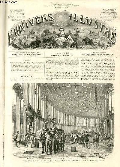 L'UNIVERS ILLUSTRE- NEUVIEME ANNEE N° 585 Etat actuel des travaux …