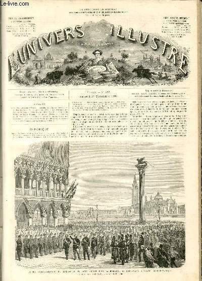 L'UNIVERS ILLUSTRE- NEUVIEME ANNEE N° 592 Le roi Victor-Emmanuel se …