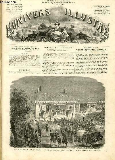 L'UNIVERS ILLUSTRE - DIXIEME ANNEE N° 658 - Fête du …