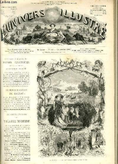 L'UNIVERS ILLUSTRE- ONZIEME ANNEE N° 712 La chasse