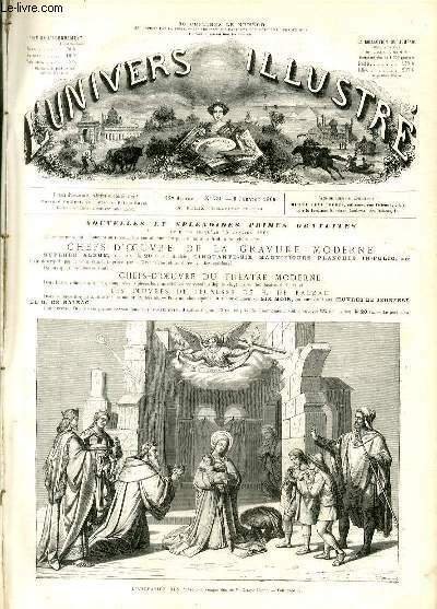 L'UNIVERS ILLUSTRE - DOUXIEME ANNEE N° 730 L'adoration des mages