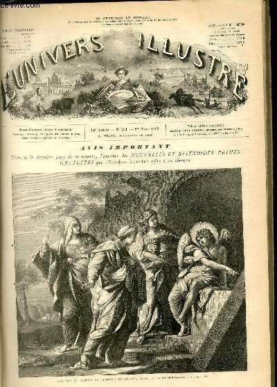 L'UNIVERS ILLUSTRE - DOUXIEME ANNEE N° 741 Les Saintes femmes … | Immagine principale