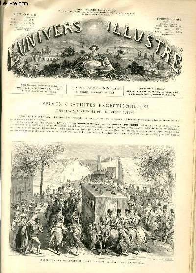L'UNIVERS ILLUSTRE - DOUXIEME ANNEE N° 754 Translation des prisonniers …