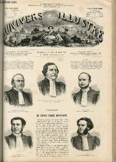 L'UNIVERS ILLUSTRE - TREIZIEME ANNEE N° 794 - Procès du …