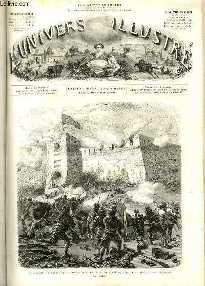 L'UNIVERS ILLUSTRE - DIX-HUITIEME ANNEE N° 1067 Evénements d'Espagne