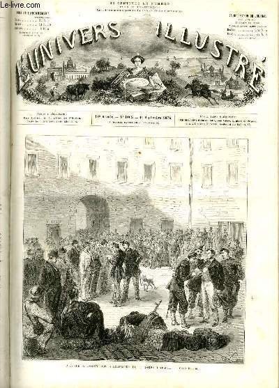 L'UNIVERS ILLUSTRE - DIX-HUITIEME ANNEE N° 1068 Arrivée à Rouen …