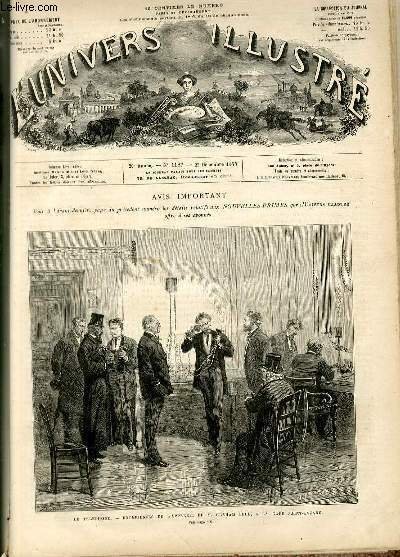 L'UNIVERS ILLUSTRE - VINGTIEME ANNEE N° 1187 - Le Telephone, …