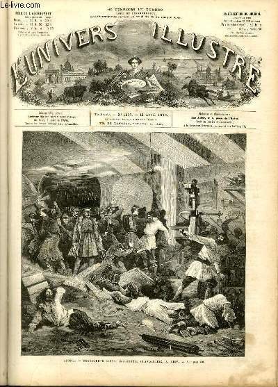 L'UNIVERS ILLUSTRE- VINGT-DEUXIEME ANNEE N° 1255 - Russie, découverte d'une …