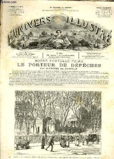 L'UNIVERS ILLUSTRE - VINGT-SIXIEME ANNEE N° 1500 Paris