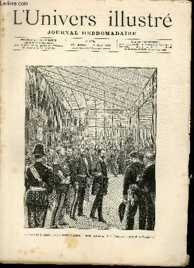 L'UNIVERS ILLUSTRE - TRENTE DEUXIEME ANNEE N° 1785 Le voyage …