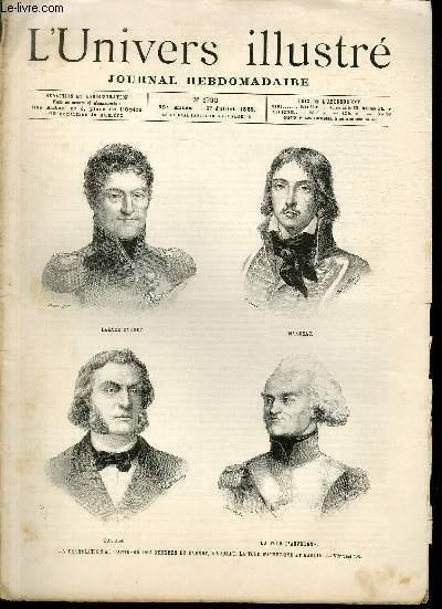L'UNIVERS ILLUSTRE - TRENTE DEUXIEME ANNEE N° 1792 La translation …