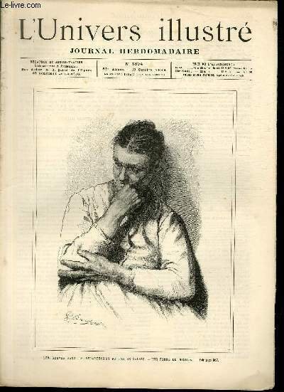 L'UNIVERS ILLUSTRE - TRENTE DEUXIEME ANNEE N° 1804 Les grèves …