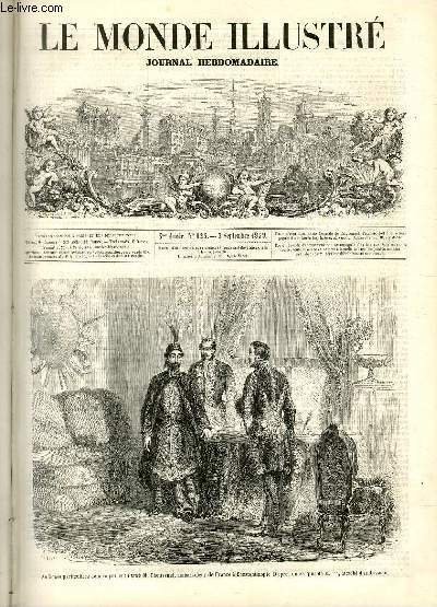 LE MONDE ILLUSTRE N°125 Audience particlière donnée par le sultan …