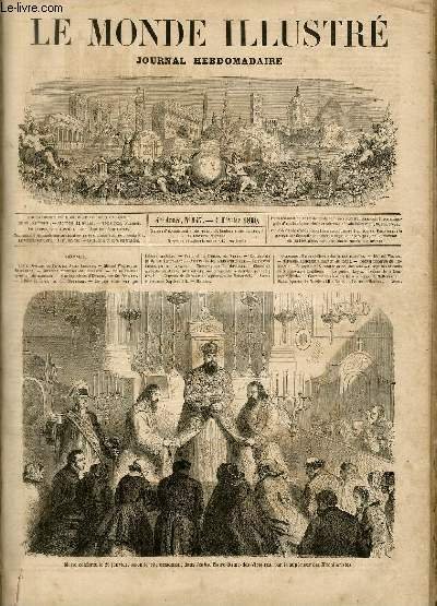 LE MONDE ILLUSTRE N°147 Messe célébrée le 26 janvier, selon …