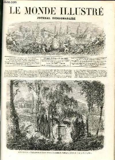 LE MONDE ILLUSTRE N°216 Mont-Vernon