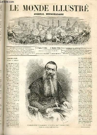LE MONDE ILLUSTRE N°286 Monseigneur Joseph Valerga, patriarche de Jérusalem