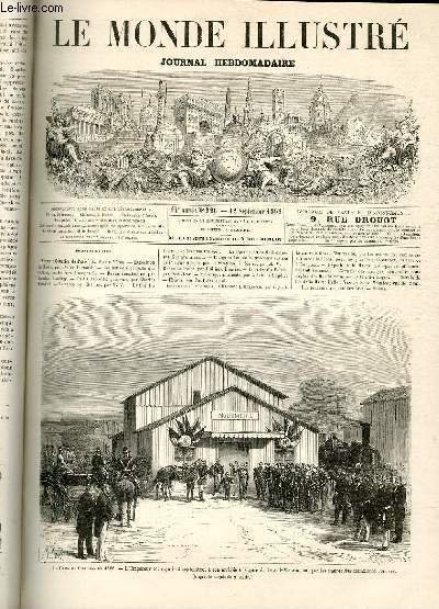 LE MONDE ILLUSTRE N°596 Le Camp de Chalons en 1868
