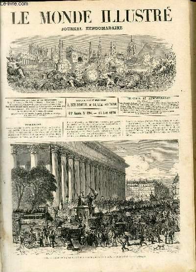 LE MONDE ILLUSTRE N°696 Paris
