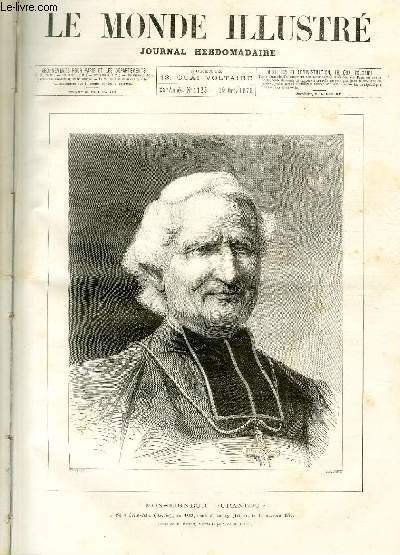 LE MONDE ILLUSTRE N°1125 Monseigneur Dupanloup