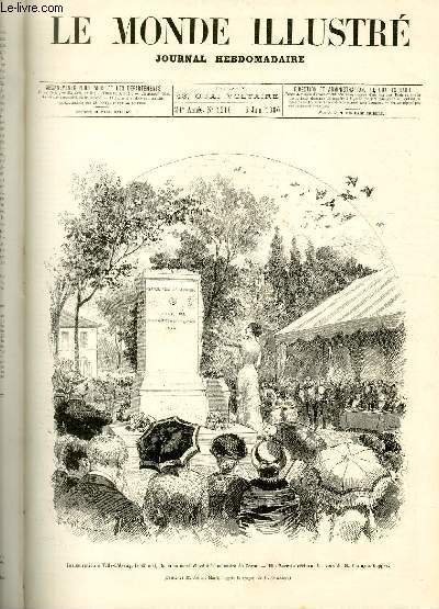 LE MONDE ILLUSTRE N°1210 Inauguration à Ville d'Avray, le 27 …