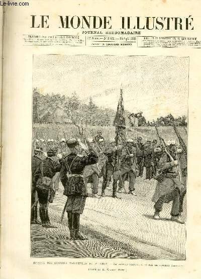 LE MONDE ILLUSTRE N°1642 Episode des grandes manoeuvres du 3e …