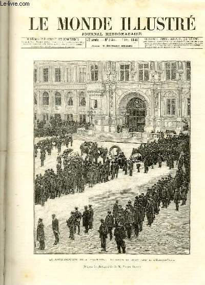 LE MONDE ILLUSTRE N°1654 La manifestation du 2 Décembre