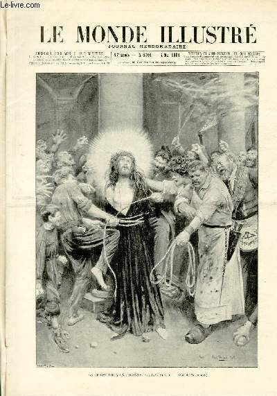 LE MONDE ILLUSTRE N°2301 Le Christ lié à la colonne, par Jean Béraud