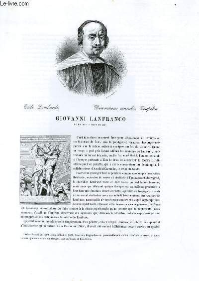Biographie de Giovanni Lanfranco (né en 1580 - mort en …